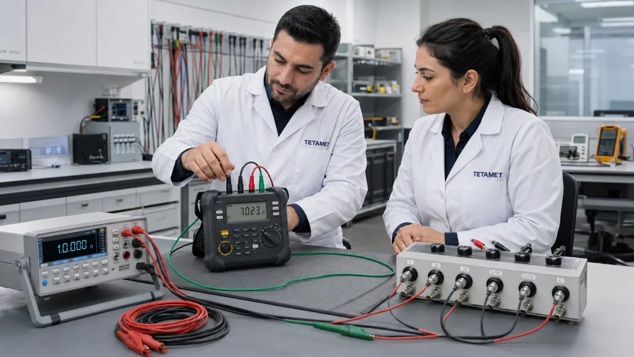 tetamet kalibrasyon için elektriksel kalibrasyon sürecini anlatan teknik fotoğraf - Teknik Ölçüm 6 May 2026 19 56 48 3