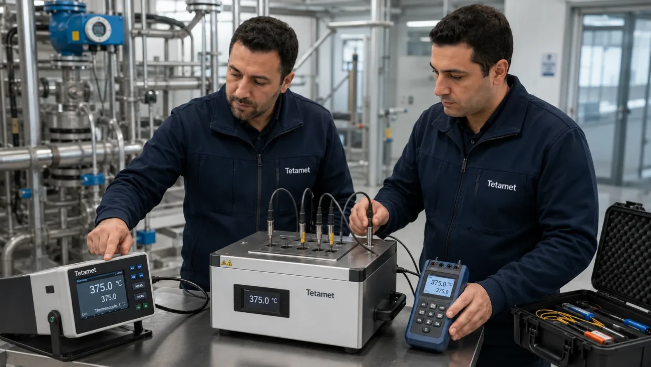 tetamet kalibrasyon için nem ve sıcaklık kalibrasyonu sürecini anlatan teknik fotoğraf - Teknik Ölçüm 7 May 2026 10 00 08 3
