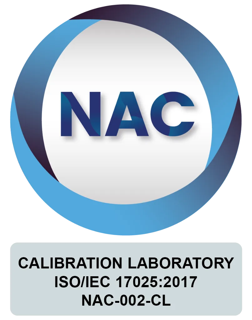 NAC Calibration Laboratory ISO IEC 17025:2017 NAC-002-CL akreditasyon logosu